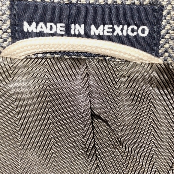 Oak Creek Men's Sport Coat Silk Wool Cashmere Blend 41L Herringbone Pattern - Picture 7 of 11